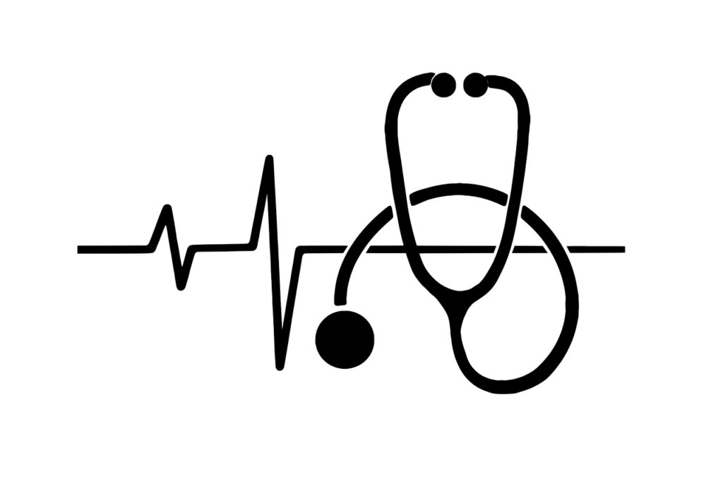 stethoscope, icon, medical